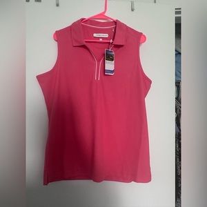 Pebble Beach Sleeveless Pique Polo